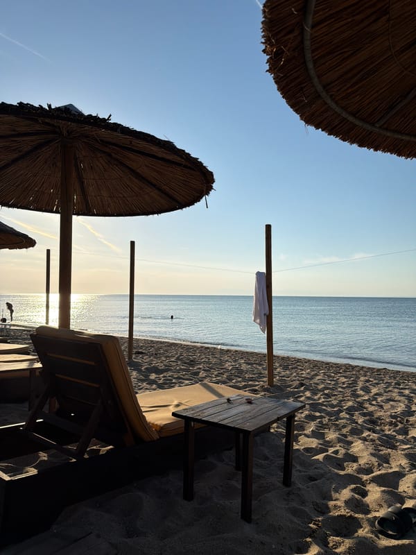 Witness documents sunset scenes and fireworks in Greek coastal town