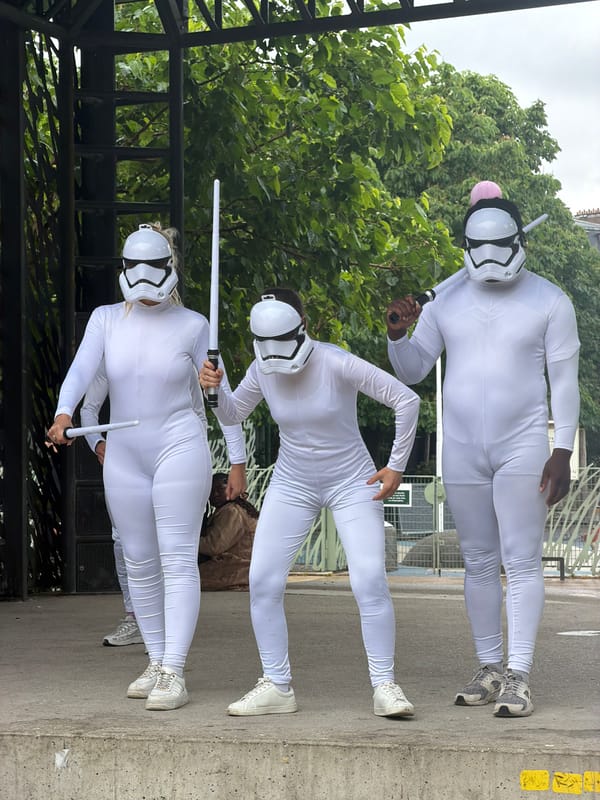 Costumed individuals in stormtrooper gear spotted in Paris