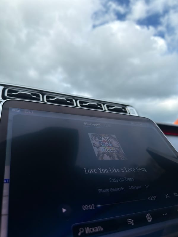 Driver enjoys music and local coffee in Borki village