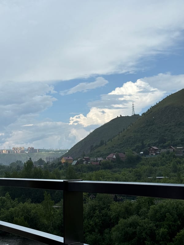 Coffee, river views, and a spa morning in Krasnoyarsk