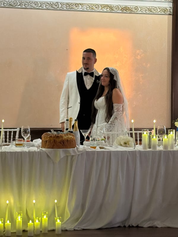 Wedding reception celebration captured in Pomorie, Bulgaria