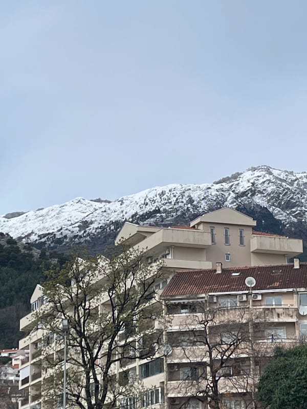 Afternoon daily life documented across Budva, Montenegro