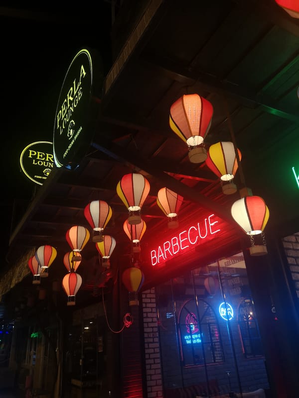 Istanbul nightlife scene documented with hotels, lounge, cat on motorcycle