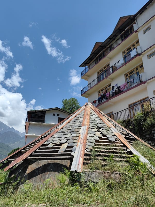 Early morning scenes documented in Himalayan village Vashisht, India