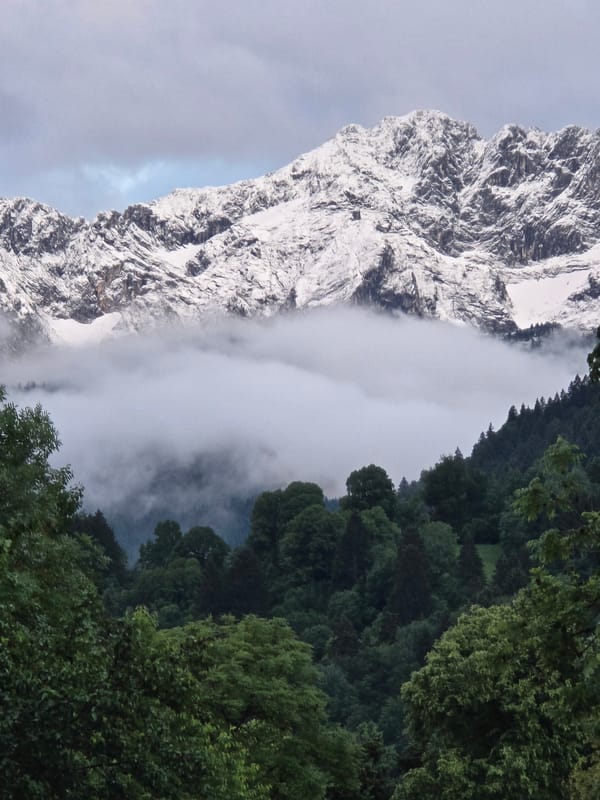Evening Alpine views documented across Garmisch-Partenkirchen, Germany