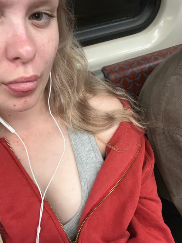 Commuter spotted on crowded Saint Petersburg Metro during evening rush