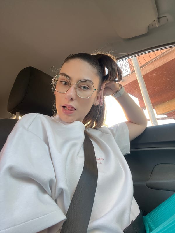 Woman Takes Car Selfies During Brief Stop