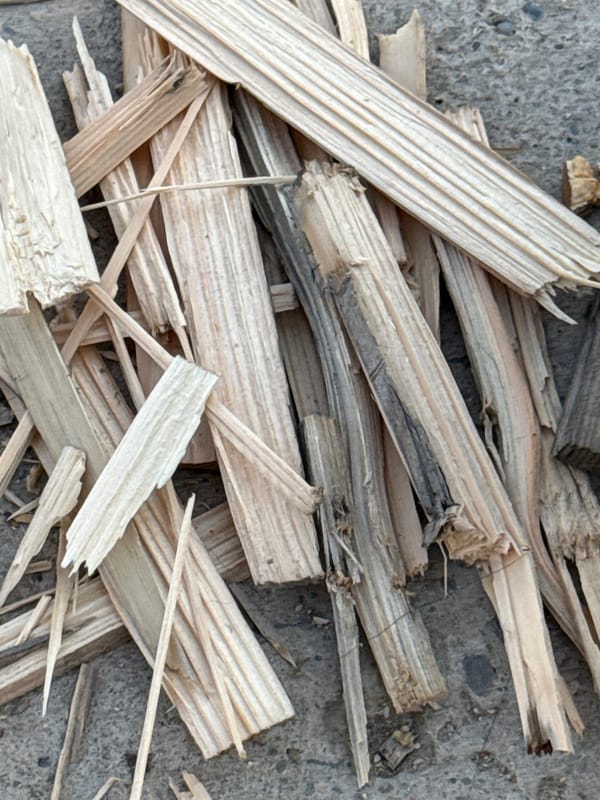 Wood chopping, stray dogs, and a parked Prius in Khazar Raion
