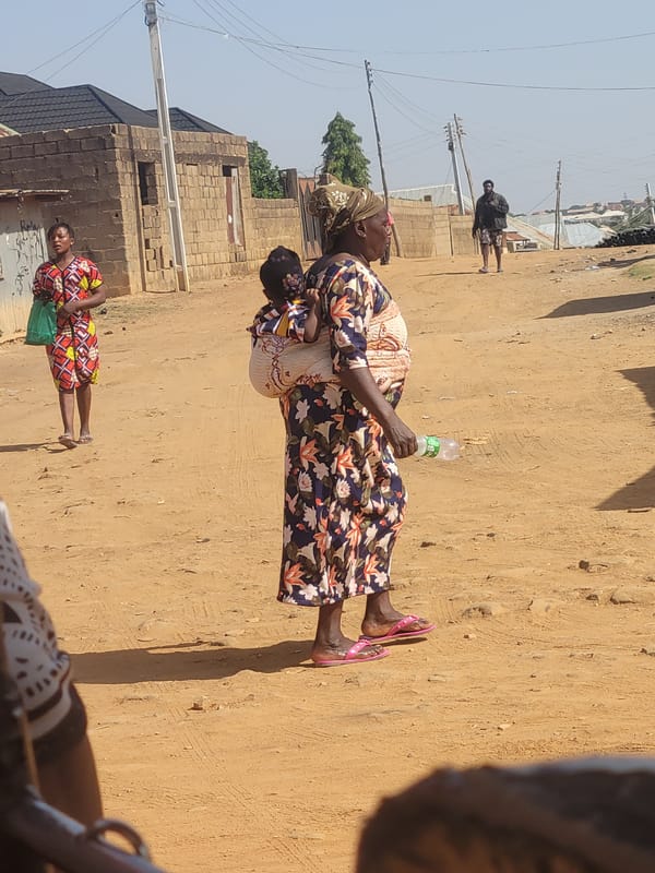 Morning life documented in Jos, Nigeria residential areas