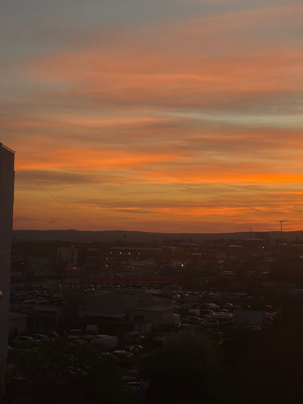 Spectacular sunset observed over Varna cityscape Friday evening