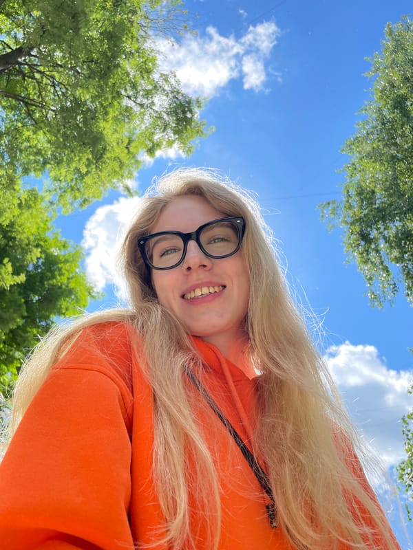 Woman photographed multiple times in Izhevsk, Russia morning