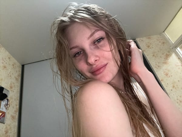 Woman documents quiet evening moments at home in Perm
