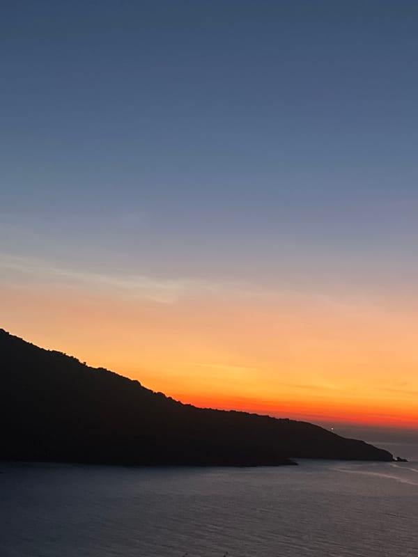 Sunset over the sea, Đà Nẵng coast