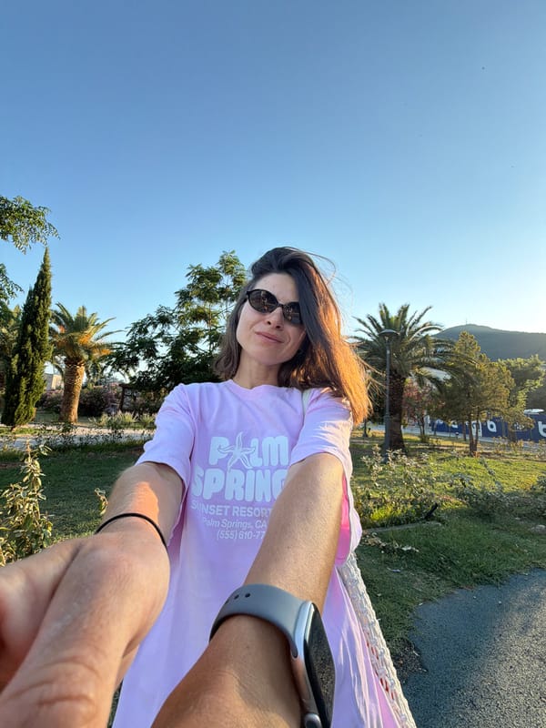 Sunny afternoon in Budva, Montenegro coast