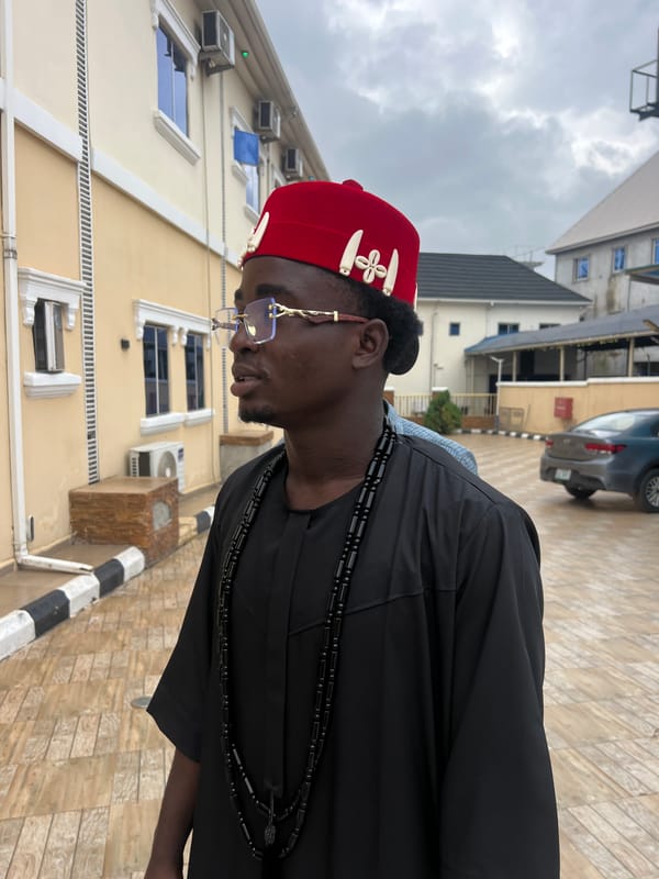 Afternoon street life in Nkpor, Nigeria