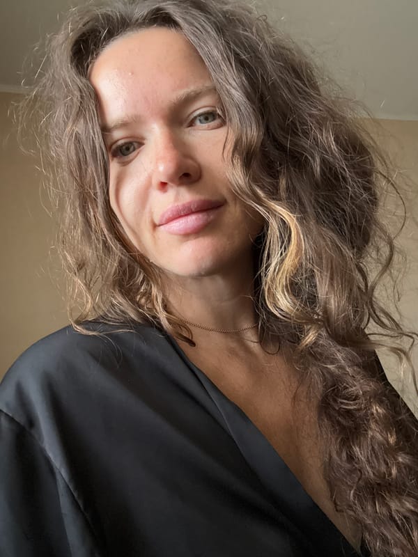 High-angle portrait in black robe, Yekaterinburg