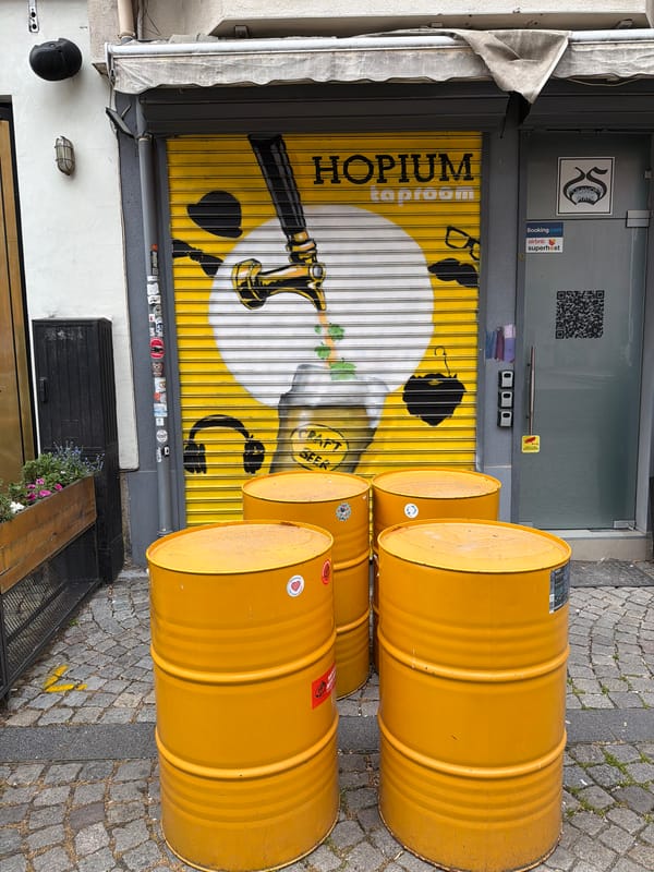 Street art and architecture documented in Plovdiv's Kapana district