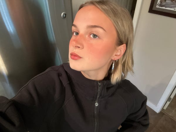 Person takes selfie indoors in Whistler, Canada