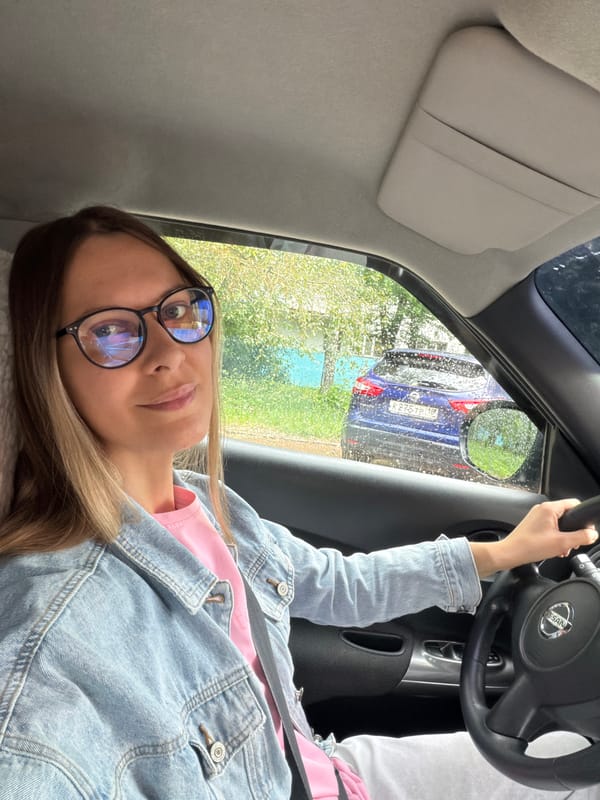 Driving through Izhevsk streets