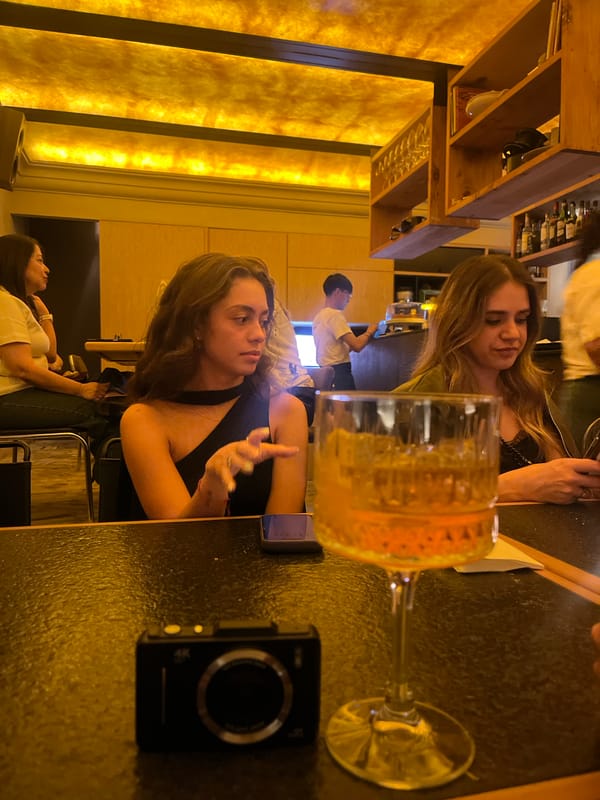 Early morning social gathering documented at Cholula bar