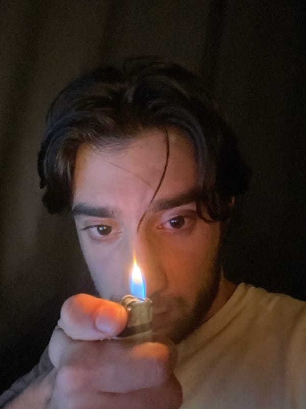 Casual home hangout with gaming, selfies, and random objects