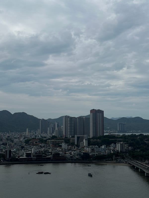 Overcast morning captured over Nha Trang's coastal landscape