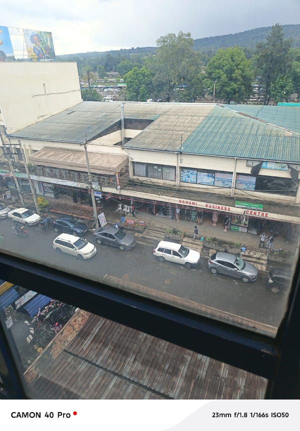 Street scenes and elevator documented in Nakuru, Kenya