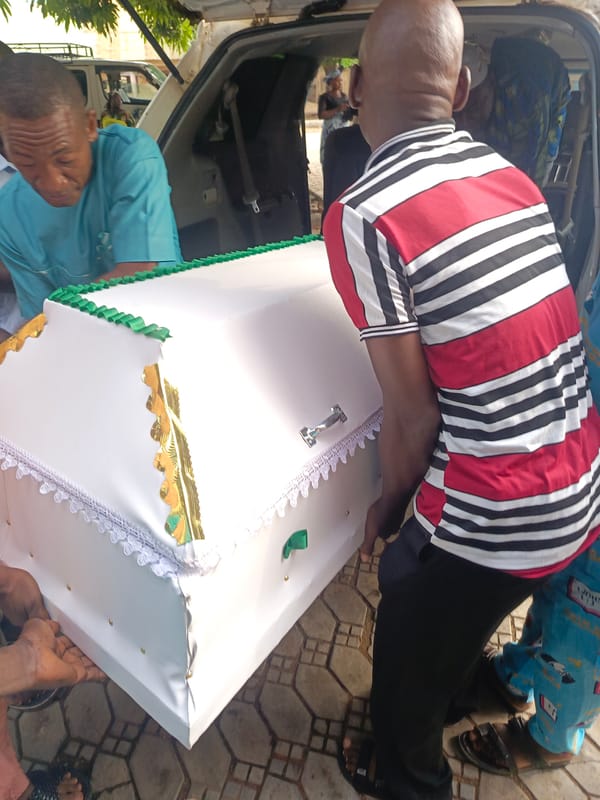 Funeral service and burial proceedings observed in Akwanga, Nigeria