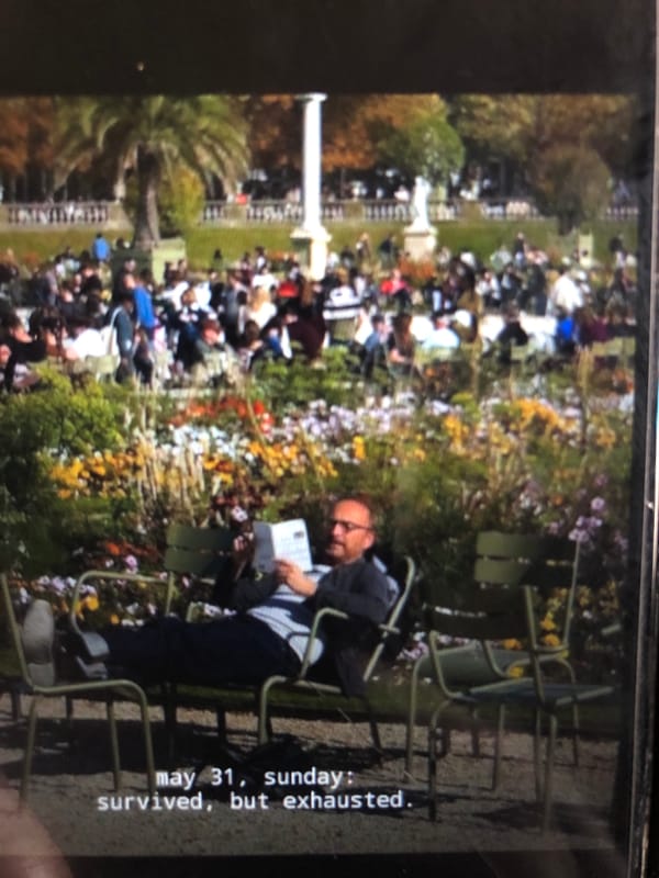 Casual daily moments captured across multiple locations during afternoon