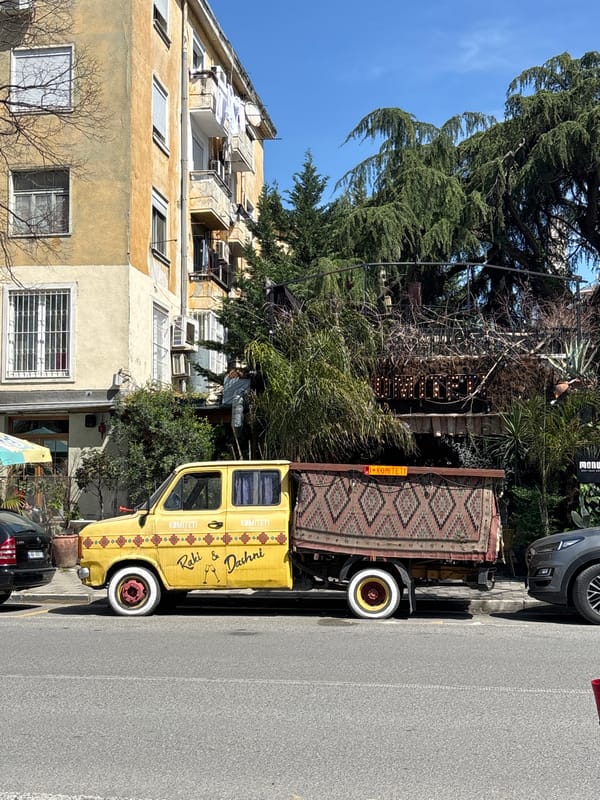 Ordinary morning moments documented across central Tirana, Albania