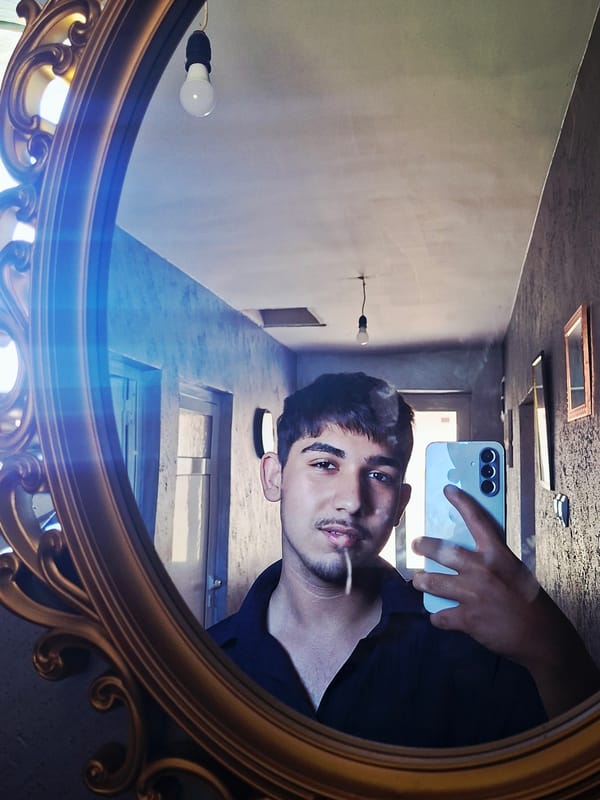 Person takes mirror selfie with smartphone in Bulgaria