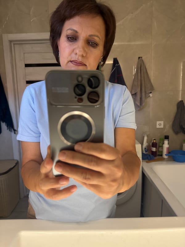 Bathroom selfie moment in Soloneshnoye, Russia