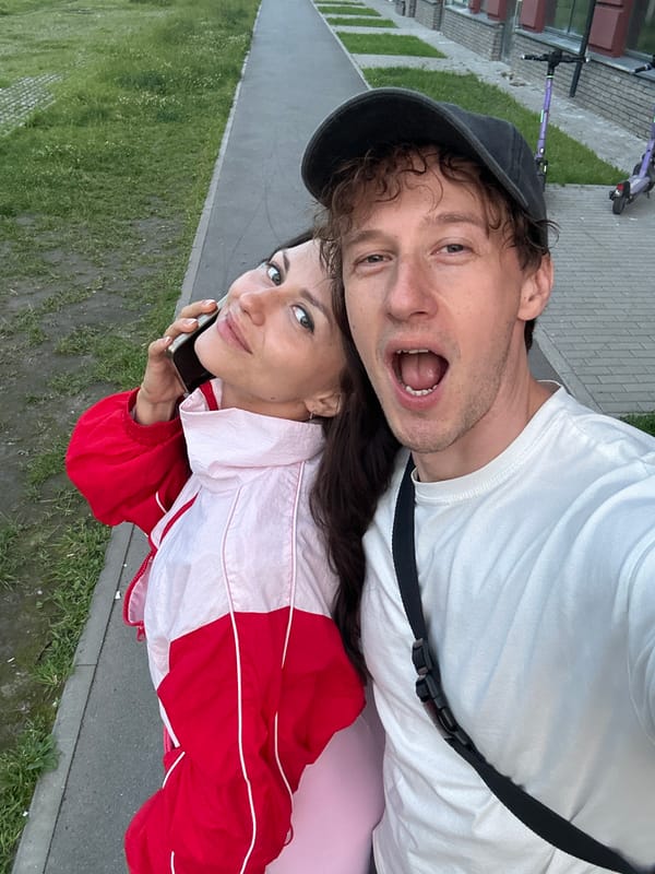 Casual evening together on the streets of Murino