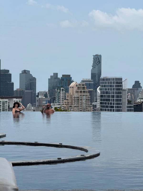Infinity pool day in Bangkok
