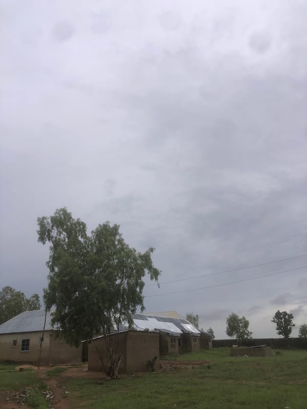 Ground-level tour of semi-rural Jalingo after rain