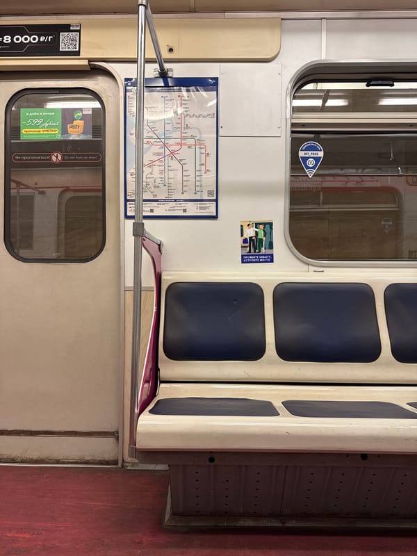 Tourist captures Saint Petersburg metro and street scenes