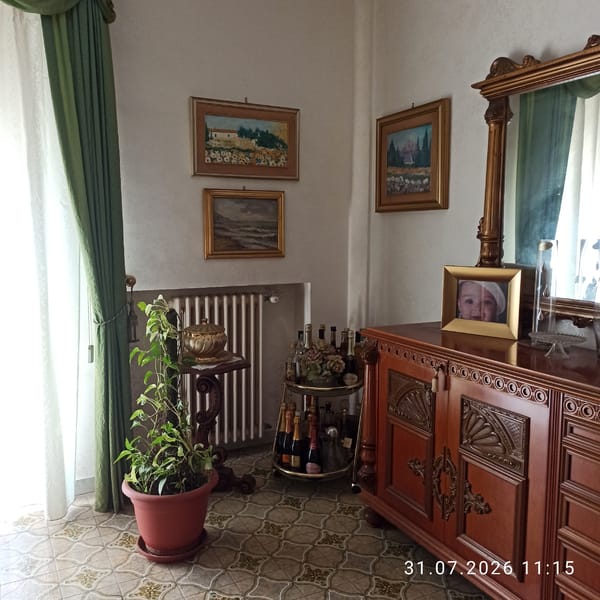 Inside a decorated Modugno home and its local shopping mall