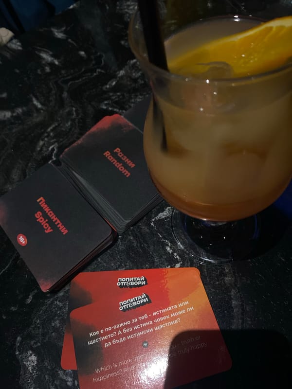 Cocktails and card games captured in Stara Zagora