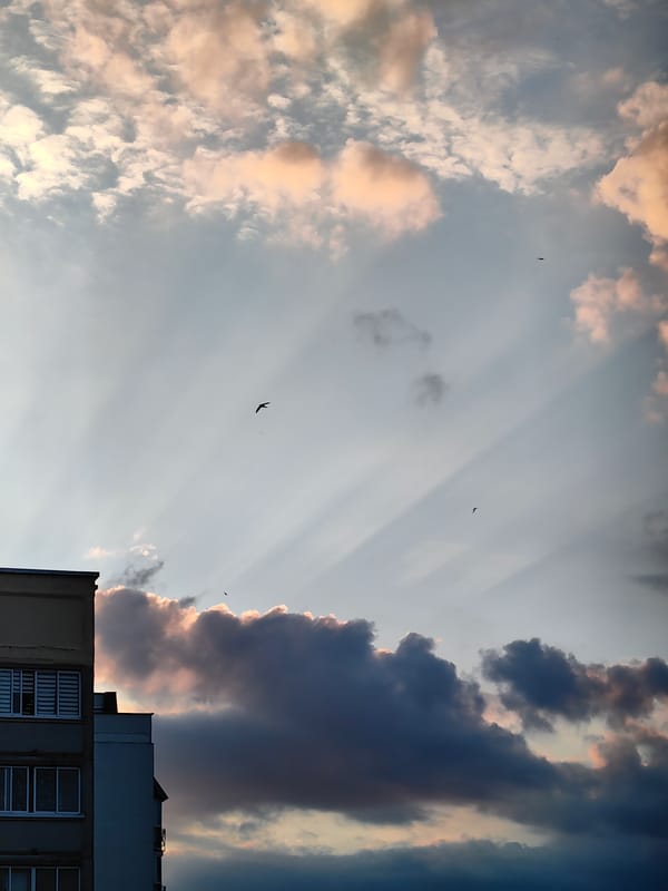 Movie night with snacks during dramatic sunset in Fanipal
