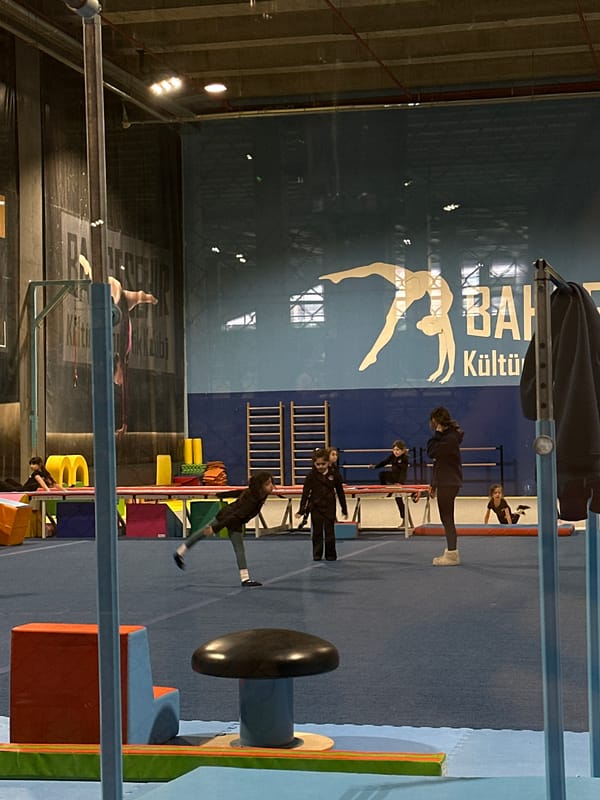 Morning sports activities captured at Esenyurt athletic facilities