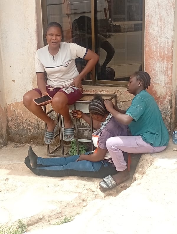 Everyday street scenes captured in Jos, Nigeria neighborhoods