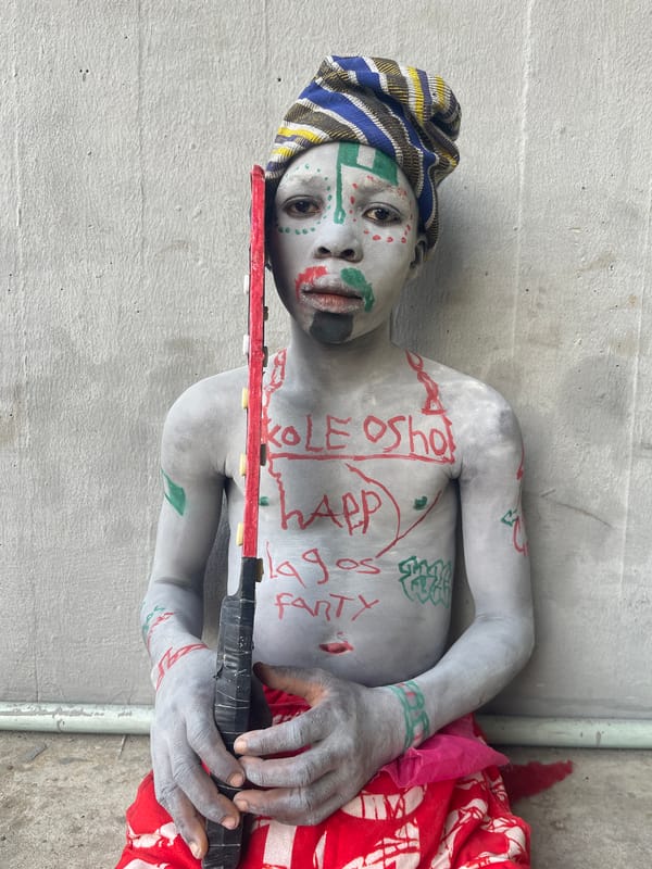 Traditional parade with horseback riders draws crowds in Lagos