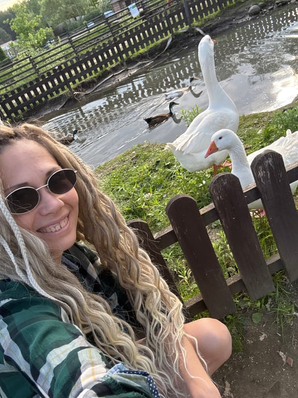 Person takes selfie outdoors in Шебунино, Russia