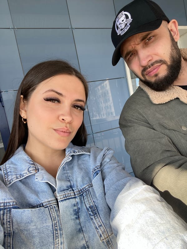 Early morning selfies and breakfast photos documented in Chaikovsky