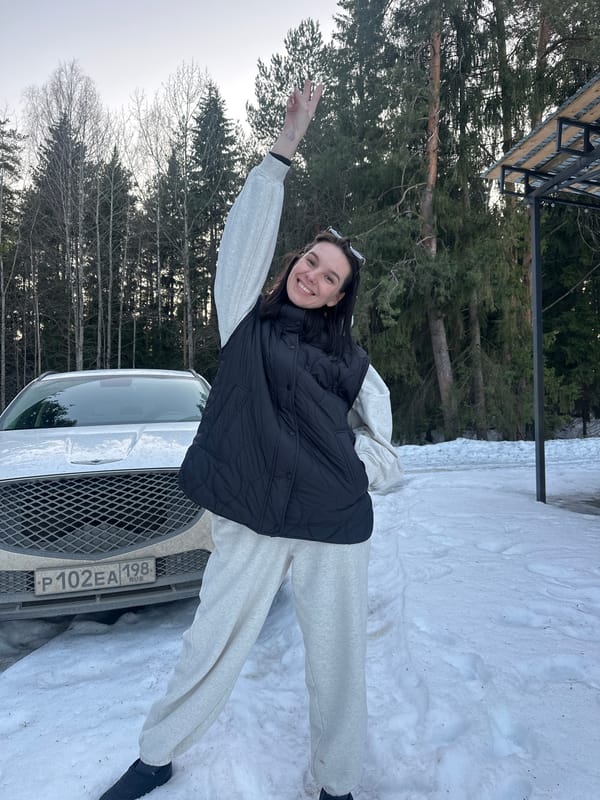 Families enjoy winter activities in snowy Russian forest