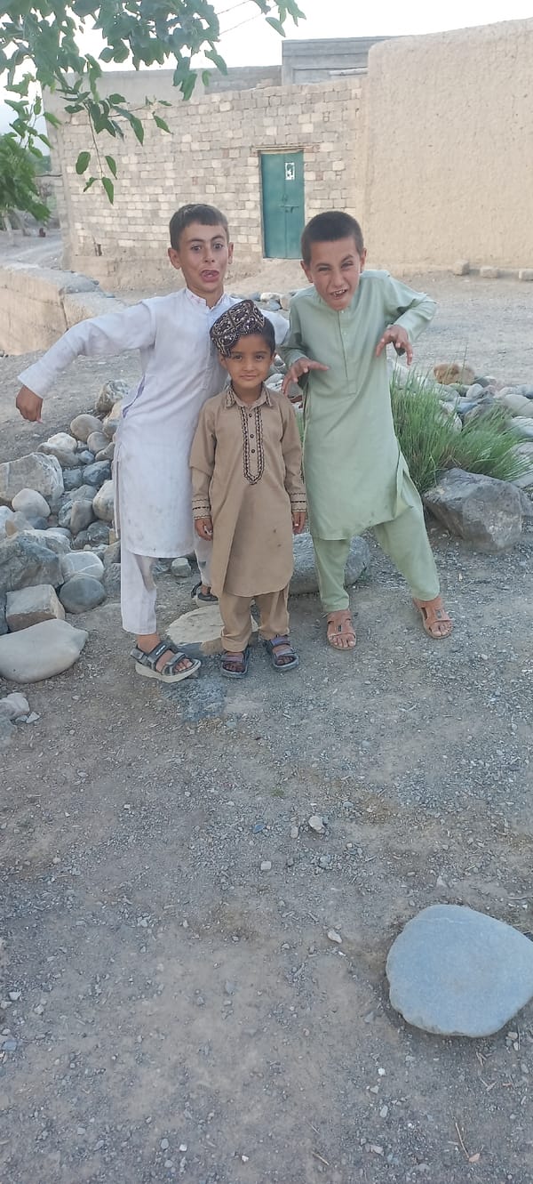 Traditional dress portraits captured in Muhammad Khel village