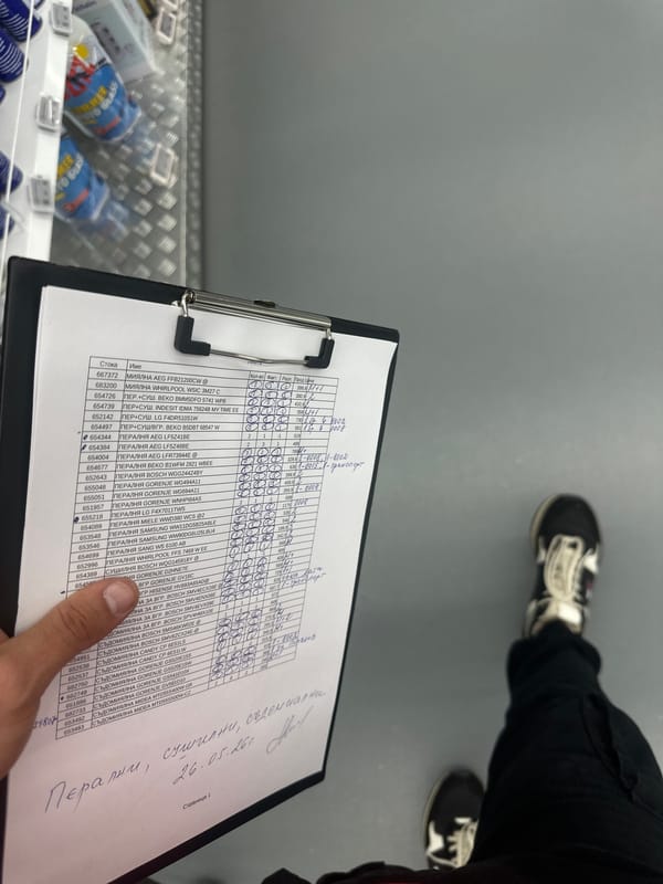 Store inventory check conducted at TECHNOPOLIS in Lovech, Bulgaria