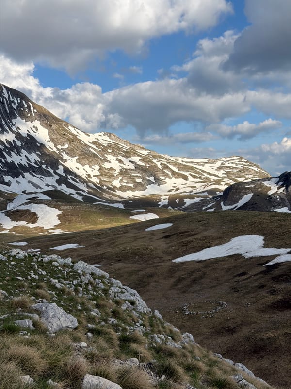Spring landscape captured in Montenegro's Боричје region
