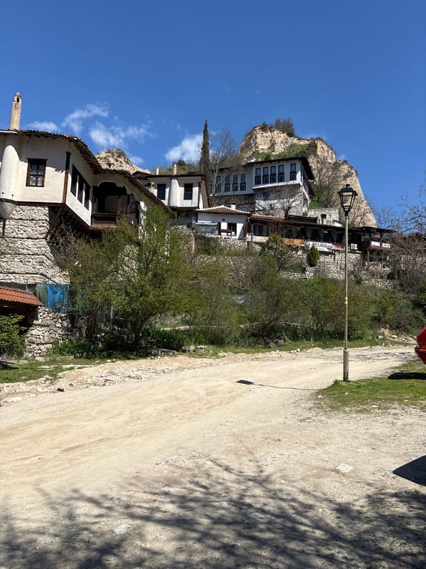 Street scenes documented in historic Melnik, Bulgaria