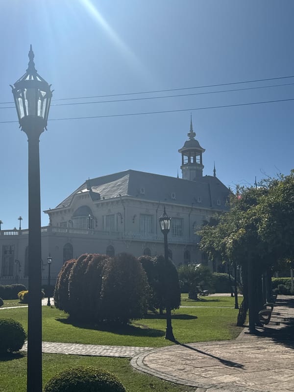 Tigre Art Museum grounds documented in afternoon footage